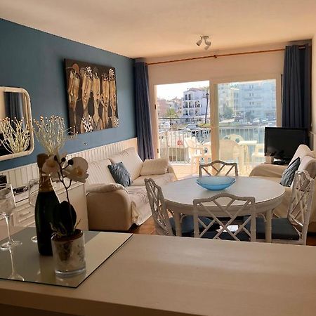 Apt Port Rhodes C, 2 Chbres, 2 Terrasses, Vue Sur Canal Principal De La Marina Et Sur Les Pyrenees Leilighet Empuriabrava Eksteriør bilde