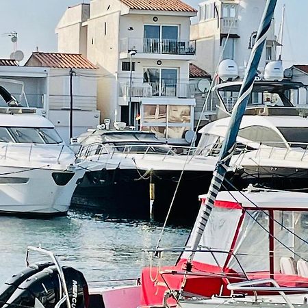 Apt Port Rhodes C, 2 Chbres, 2 Terrasses, Vue Sur Canal Principal De La Marina Et Sur Les Pyrenees Leilighet Empuriabrava Eksteriør bilde